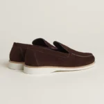 Hermes Low Loafer Marron Ebene For Men H252964ZAME390 - Image 4