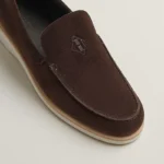 Hermes Low Loafer Marron Ebene For Men H252964ZAME390 - Image 5