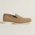 Hermes Low Loafer Beige Sable For Men H252964ZAC9390 - Image 3