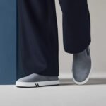 Hermes Lucky Slip On Sneaker Gris Orage For Men H252896ZH6I390 - Image 2