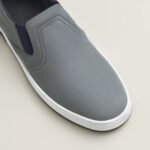 Hermes Lucky Slip On Sneaker Gris Orage For Men H252896ZH6I390 - Image 5