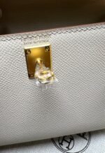 Hermes Mini Kelly Craie For Women Gold-Toned Hardware 7.5in/19cm - Image 14
