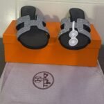 Hermes Oasis Sandal Black For Women, Women's Shoes H192001Z 52370 - Image 5