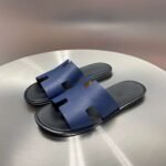 Hermes Oran Sandal Navy Blue For Men - Image 2