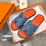 Hermes Oran Sandal Jade Green For Men - Image 8