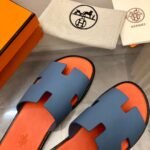 Hermes Oran Sandal Jade Green For Men - Image 3