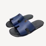 Hermes Oran Sandal Navy Blue For Men