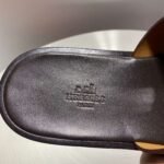Hermes Oran Sandal Burgundy For Men - Image 7