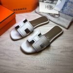 Hermes Oran Sandal White For Women - Image 6