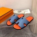 Hermes Oran Sandal Jade Green For Men - Image 2