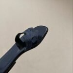 Hermes Oran Sandal Navy Blue For Women - Image 6