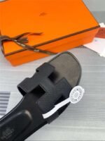 Hermes Oran Sandal Black For Women - Image 3