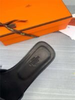 Hermes Oran Sandal Black For Women - Image 2