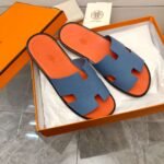 Hermes Oran Sandal Jade Green For Men - Image 6