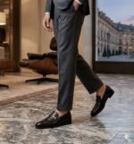 Hermes Paris Loaferss H Buckle Black For Men - Image 2