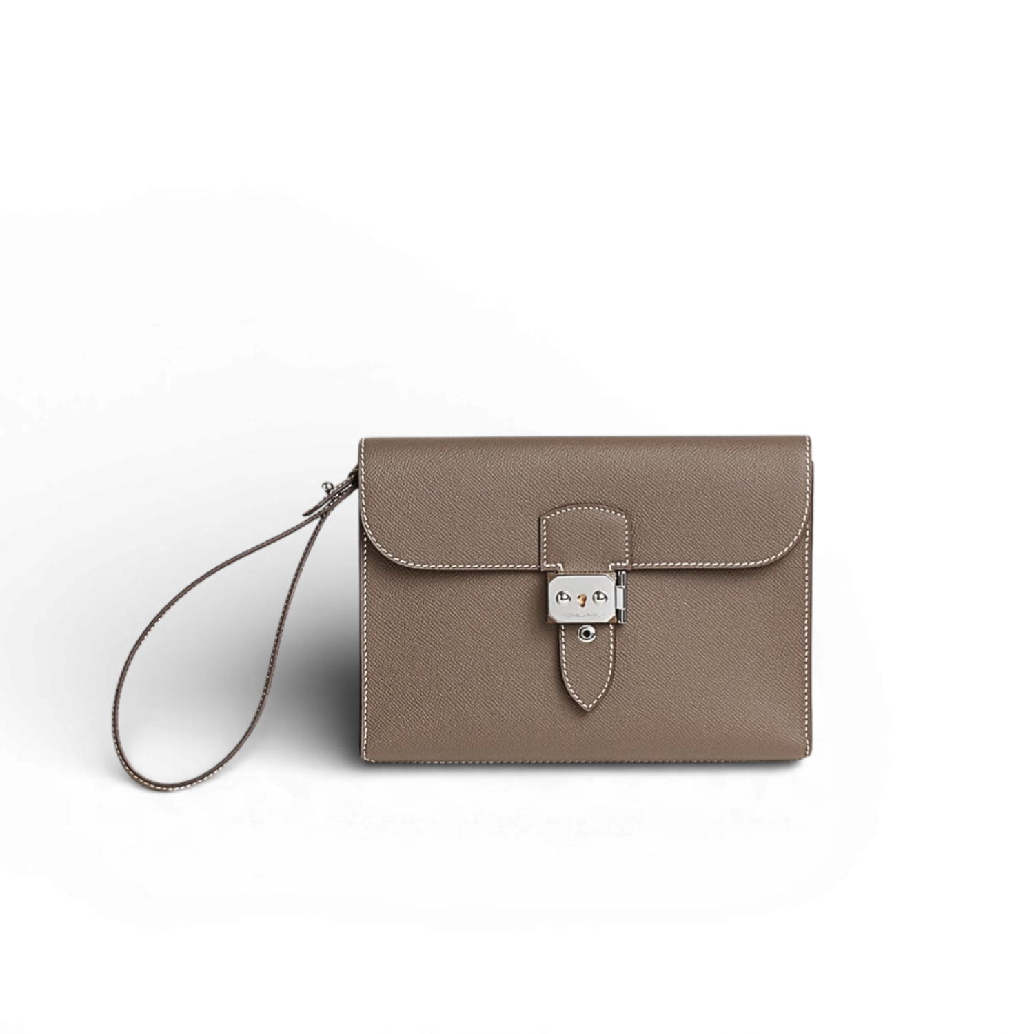 Hermes-Sac-A-Depeches-24-Pouch-Noir-Bag-H086415CK18.png Hermes Sac A Depeches 24 Pouch 9.4in/ 23.9cm Noir Silver Hardware For Men H086415CK18 - Image 1