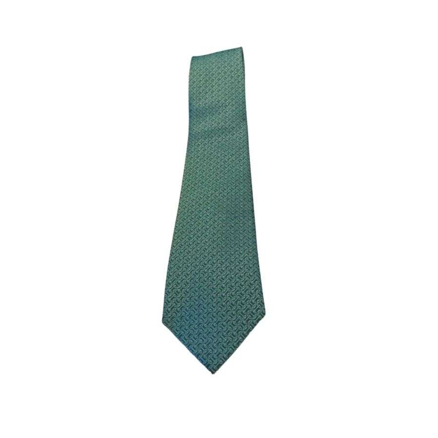 Hermes-Tie-Larguez-Les-Amarres-Twillbi-1.jpg Hermes Tie Larguez Les Amarres Twillbi Green For Men - Image 1