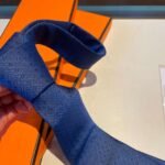 Hermes Tie Larguez Les Amarres Twillbi Blue For Men - Image 7