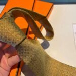 Hermes Tie Larguez Les Amarres Twillbi Yellow For Men - Image 6