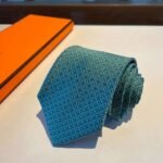 Hermes Tie Larguez Les Amarres Twillbi Green For Men - Image 2