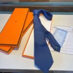 Hermes Tie Larguez Les Amarres Twillbi Blue For Men - Image 2