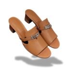 Hermes Candy Sandal Brown For Women - Image 7