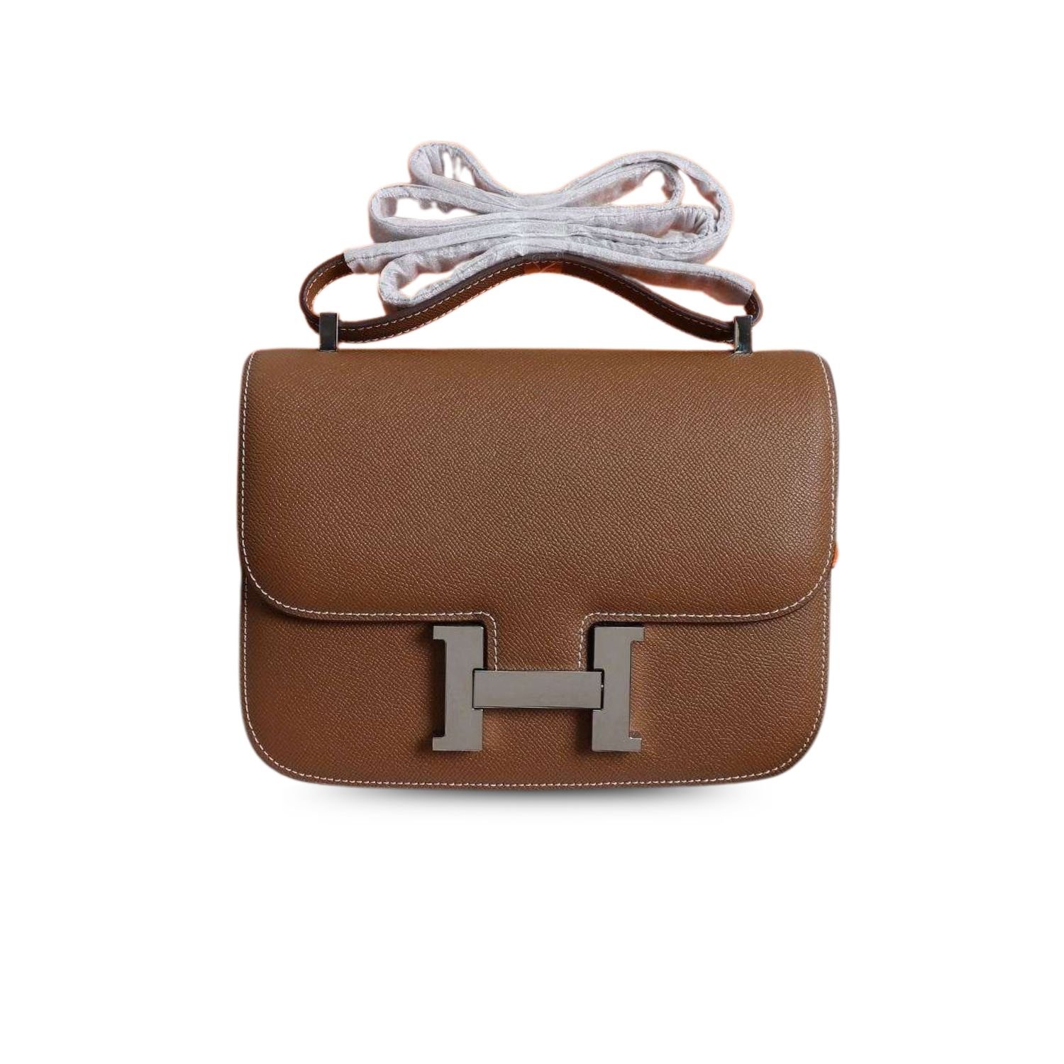 Hermes-constance-handbag-brown.jpg Hermes Constance Handbag Brown For Women 22cm/8.7in - Image 1