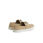 Hermes Game Slip-On Sneakers Beige For Men H241851ZH5K420 - Image 4