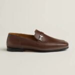 Hermes Giovanni Loafers Marron Pecan For Men H231992ZANP410 - Image 2