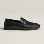 Hermes Giovanni Loafers Noir For Men H232889ZA01410 - Image 2