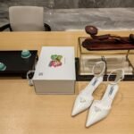 Prada Hilda Pumps White For Women - Image 5