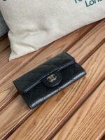 Chanel Classic Card Holder Sliver  Hardware Black - Image 6
