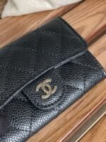 Chanel Classic Card Holder Sliver  Hardware Black - Image 2