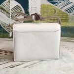 Hermes Mini Evercolor Sac Roulis 19 White Gold Hardware For Women 7.5in/19cm - Image 9