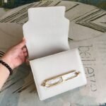 Hermes Mini Evercolor Sac Roulis 19 White Gold Hardware For Women 7.5in/19cm - Image 6