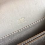Hermes Mini Evercolor Sac Roulis 19 White Gold Hardware For Women 7.5in/19cm - Image 5