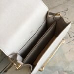 Hermes Mini Evercolor Sac Roulis 19 White Gold Hardware For Women 7.5in/19cm - Image 3
