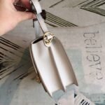 Hermes Mini Evercolor Sac Roulis 19 White Gold Hardware For Women 7.5in/19cm - Image 2