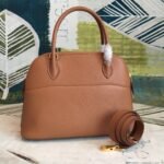 Hermes Bolide Bag Brown For Women Silver Toned Hardware 12.6in/32cm - Image 2