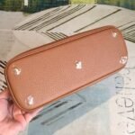 Hermes Bolide Bag Brown For Women Silver Toned Hardware 12.6in/32cm - Image 5