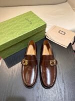 Gucci Interlocking G Loafer Brown For Men - Image 2