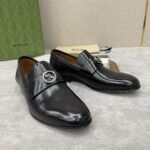 Gucci Interlocking G Loafer Black For Men 730134 06F00 1000 - Image 3