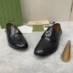 Gucci Interlocking G Loafer Black For Men 730134 06F00 1000 - Image 7
