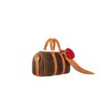 Louis Vuitton Keepall Bandouliere 25 Travel Bag 9.8in/ 25cm Brown Monogram Gold Hardware M11542 - Image 3