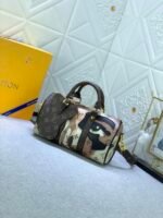 Louis Vuitton Keepall Bandouliere 25 Travel Bag 9.8in/ 25cm Brown Gold Hardware M46678 - Image 5