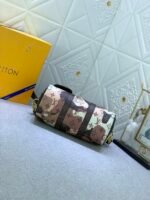 Louis Vuitton Keepall Bandouliere 25 Travel Bag 9.8in/ 25cm Brown Gold Hardware M46678 - Image 8