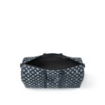 Louis Vuitton Keepall Bandouliere 50 Travel Bag 19.7in/ 50cm Blue Black Hardware M24953 - Image 5