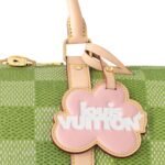 Louis Vuitton Keepall Bandouliere 50 Travel Bag 19.7in/ 50cm Green Gold Hardware N40667 - Image 7