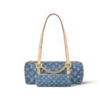Louis Vuitton Papillon Blue Denim For Women M46830 - 10.6 Inches / 26.9 Cm