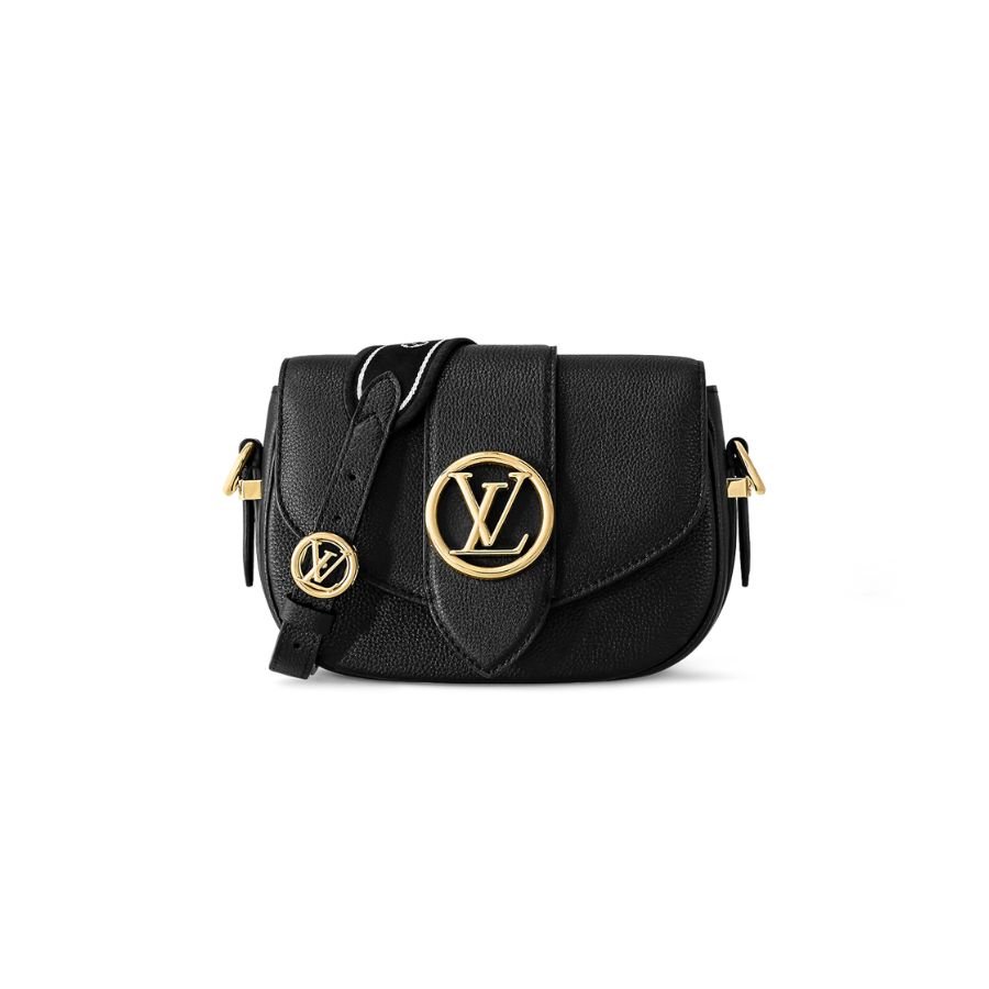 xr:d:DAFgom-Y35k:49,j:45717279503,t:23042306 Louis Vuitton Pont 9 Soft PM Black For Women M58727 8.3 in/21cm - Image 1